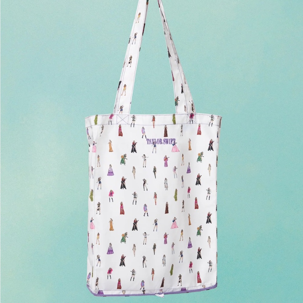 Taylor Swift The Eras Tour Tote Bag with Zip Pouch